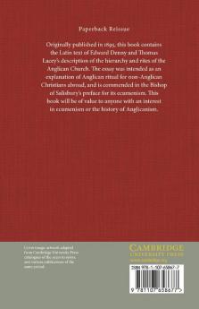 De hierarchia Anglicana