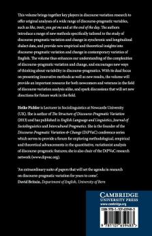 Discourse-Pragmatic Variation and Change in English