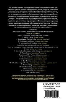 The Cambridge Companion to Victorian Women's Writing