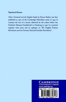 Oliver Cromwell and the English People