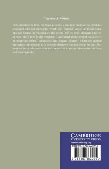 The Problem of the North-West Frontier 1890 1908