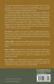 The Origins of the Necessary and Proper Clause