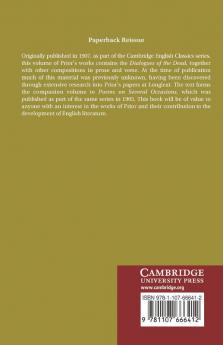 The Writings of Matthew Prior