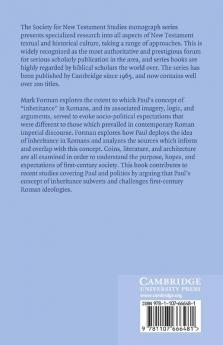 The Politics of Inheritance in Romans