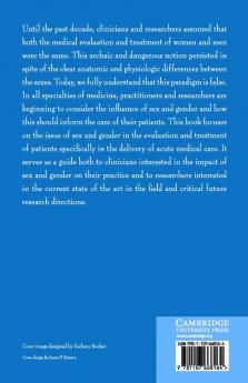 Sex and Gender in Acute Care Medicine