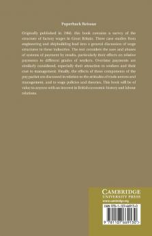 Factory Wage Structures and National Agreements
