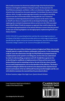 English Civil Justice after the Woolf and Jackson Reforms
