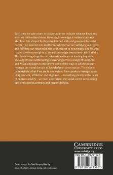 The Morality of Knowledge in Conversation