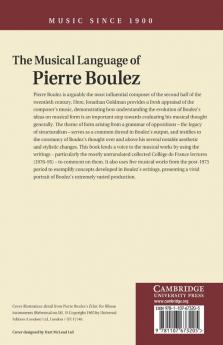 The Musical Language of Pierre Boulez