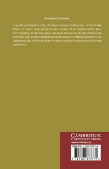 The Statute of Frauds Section Four