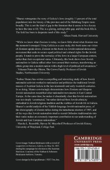 Diaspora Nationalism and Jewish Identity in Habsburg Galicia