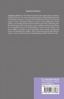 Modern Greek Folklore and Ancient Greek Religion