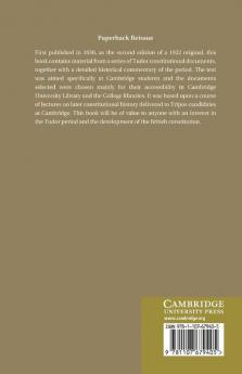 Tudor Constitutional Documents A.D. 1485-1603