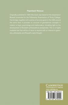 An Essay on the Foundations of Geometry