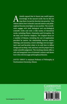 Theory and Practice in Aristotle's Natural Science