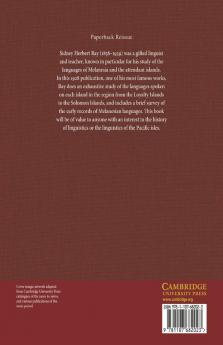 A Comparative Study of the Melanesian Island Languages