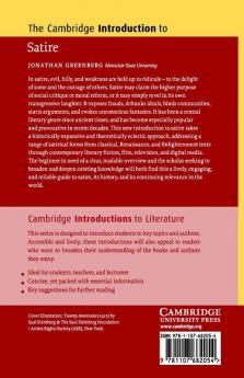 The Cambridge Introduction to Satire