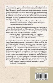 Biblical Interpretation and Philosophical Hermeneutics