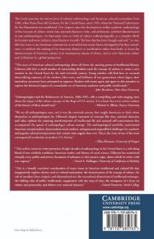 Anthropologists and the Rediscovery of America 1886 1965