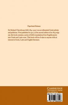 Translations Into Greek and Latin Verse