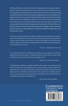 Entrepreneurship Growth and Public Policy