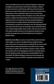 Oratory and Political Career in the Late Roman Republic