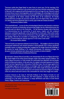 Temple Decoration and Cultural Identity in the Archaic Greek World