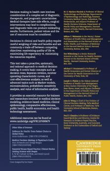 Decision Making in Health and Medicine