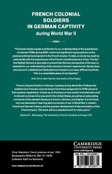 French Colonial Soldiers in German Captivity during World War II