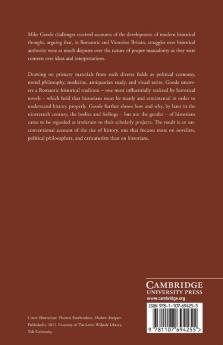 Sentimental Masculinity and the Rise of History             1790-1890