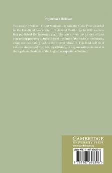 The History of Land Tenure in Ireland