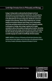 The Philosophy of Ecology