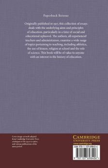 Cambridge Essays in Education