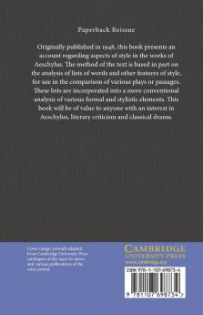The Style of Aeschylus