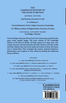 The Cambridge History of the Book in Britain