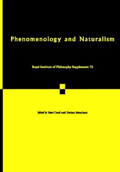 Phenomenology and Naturalism