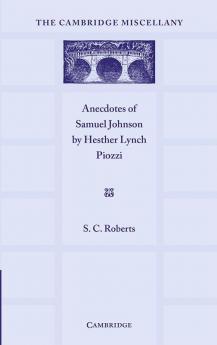 Anecdotes of Samuel Johnson