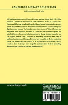 A Treatise on the Calculus of Finite Differences
