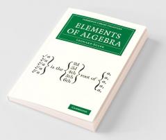 Elements of Algebra