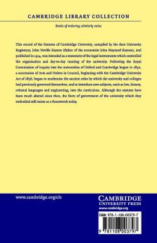 Statutes of the University of Cambridge