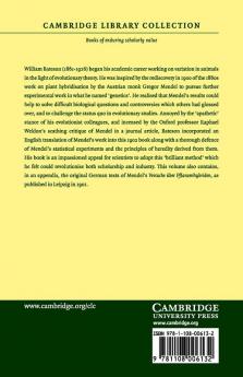 Mendel's Principles of Heredity