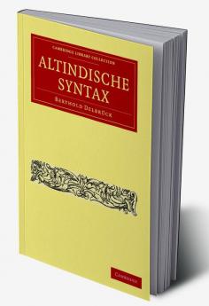 Altindische Syntax