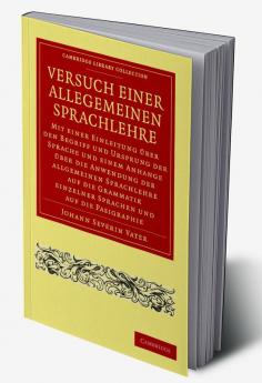 Versuch Einer Allegemeinen Sprachlehre