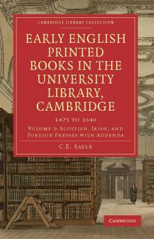Early English Printed Books in the University Library Cambridge