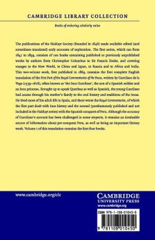 First Part of the Royal Commentaries of the Yncas