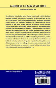 First Part of the Royal Commentaries of the Yncas