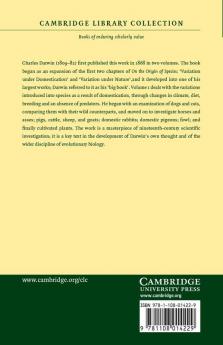 The Variation of Animals and Plants under             Domestication - Volume 1