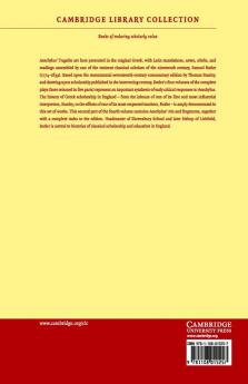 Aeschyli Tragoediae Quae Supersunt - Volume 4