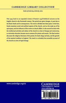 The English Church in the Fourteenth Century