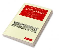 Adversaria - Volume 1